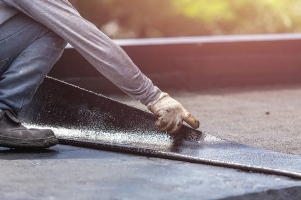 Professional Waterproofing technician working in Franklin, NC